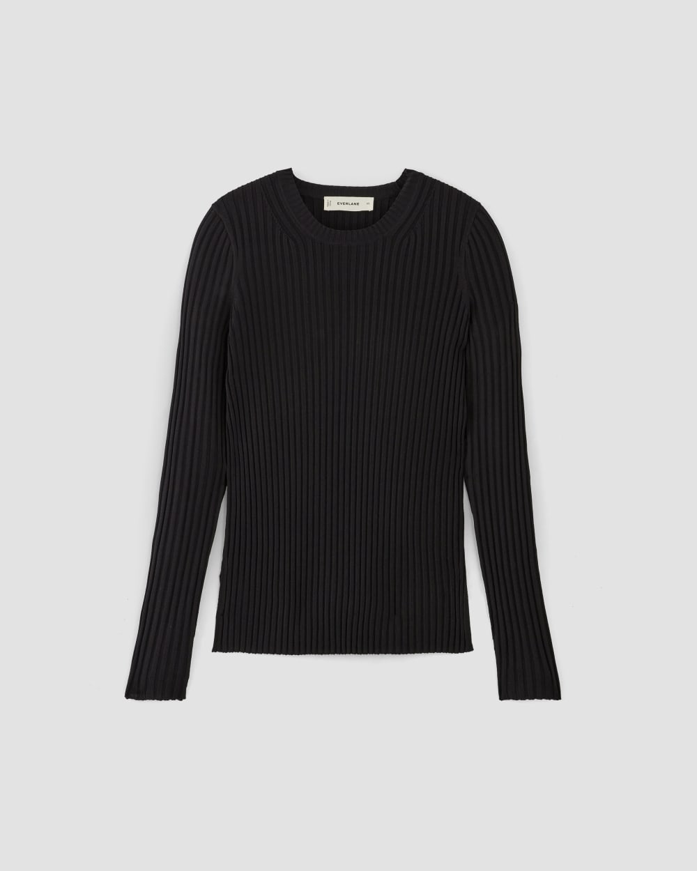 The Viscose Knit Crew | Black