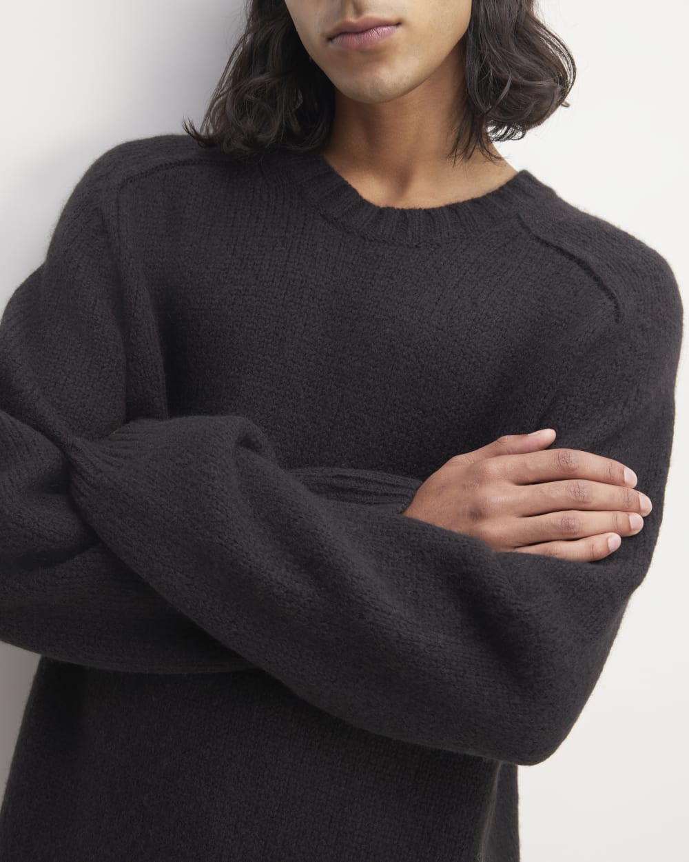 The Cloud Crewneck Sweater | Black